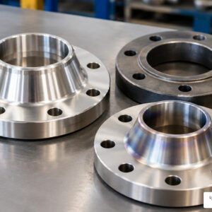 stainless steel, mild steel, and titanium exhaust flanges